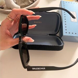 Balenciaga Black Sunglasses